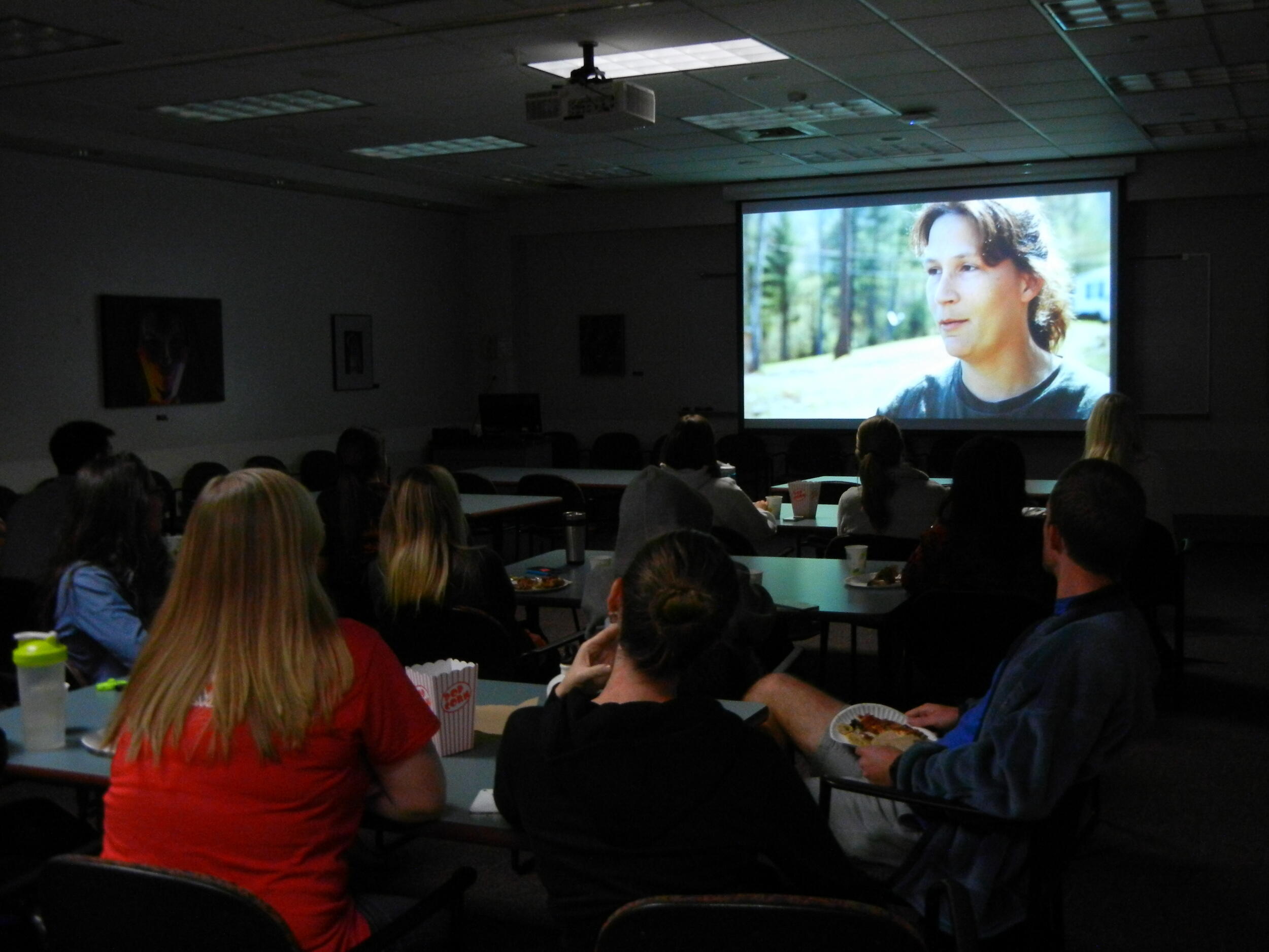 Medical students viewed and discussed a documentary on Remote Area Medical, an organization that delivers free health care to thousands of people a year.