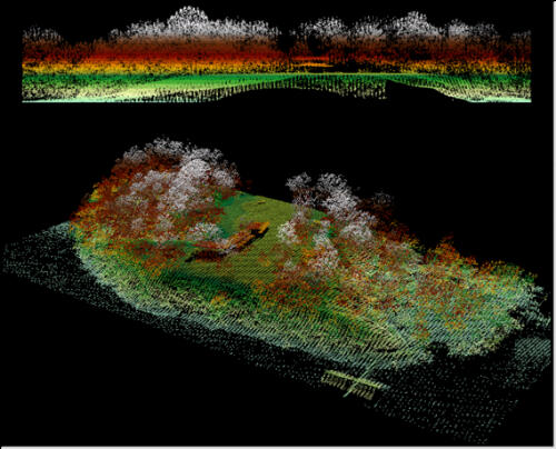 Images created using LiDAR technology. 