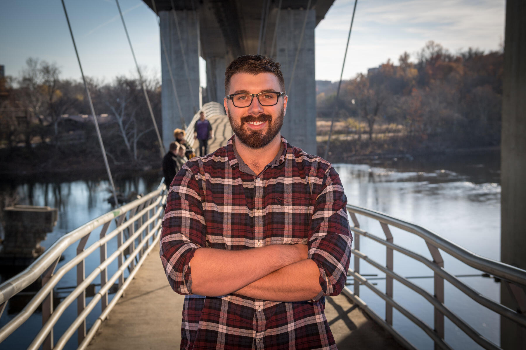 Austin Hobson. Photo by Allen Jones, University Marketing