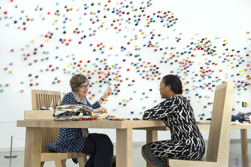 Some people equate the experience to therapy, Scagnelli said. She said it works both ways. “I really, every time, I come away feeling exhausted and exhilarated,” she said. (Photo by Kevin Morley, University Relations)
