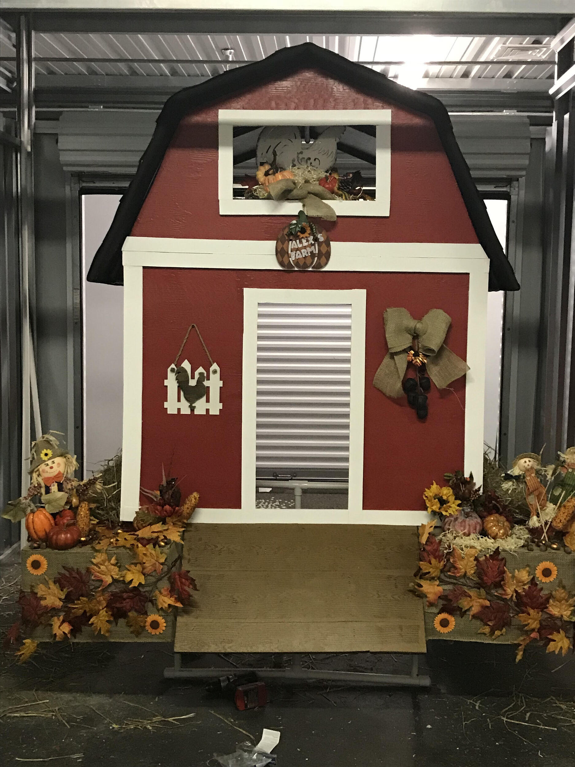 "Alex's Farm" ready to be presented to Hayes. (Photo credit: Courtesy of Sarah Simpson)