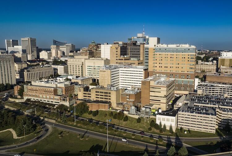 Richmond skyline.