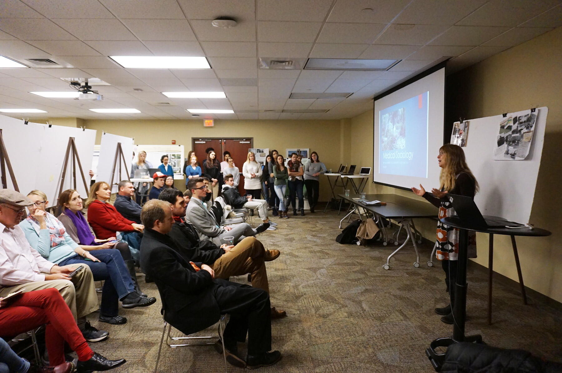 The East End Cemetery Collaboratory held a public symposium UR Downtown in December. 