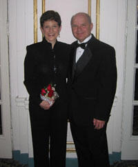 Linda Costanzo, Ph.D., attended the award ceremony in Boston with her husband, Richard Costanzo, Ph.D., a neurophysiologist at VCU.

Photos courtesy of Linda Costanzo, Ph.D.
