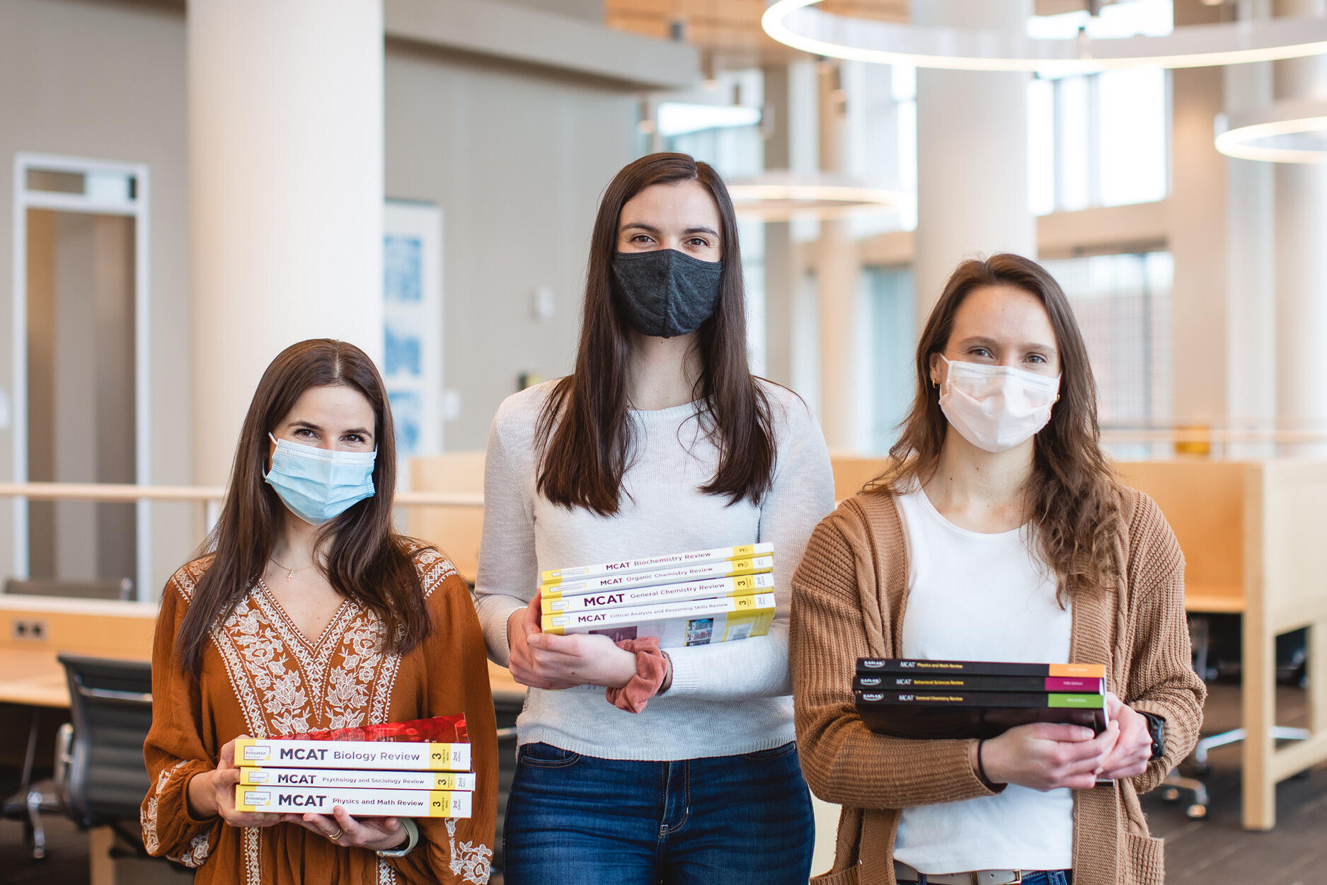 From left: Alexis Antonucci, Alison Verster and Gracia Luoma-Overstreet