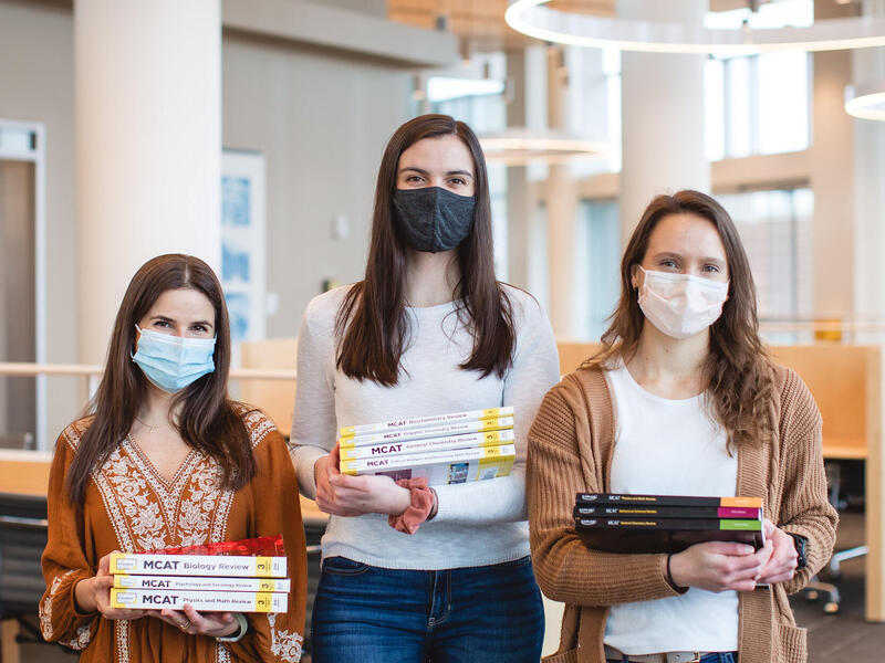From left: Alexis Antonucci, Alison Verster and Gracia Luoma-Overstreet