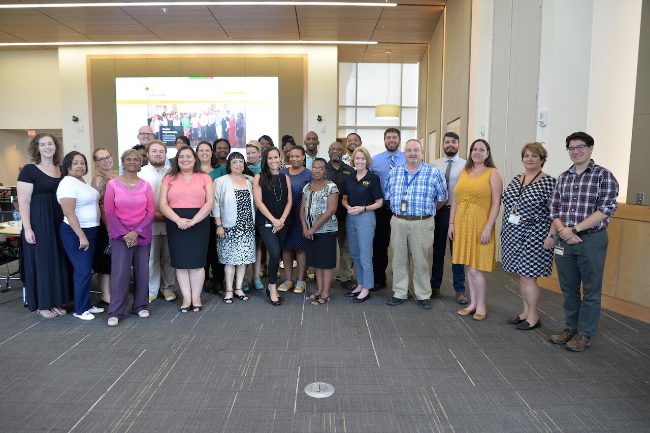 Members of the VCU Staff Senate in 2019.