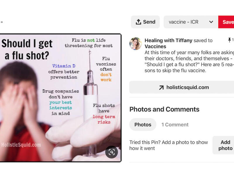 A screenshot of a Pinterest post.