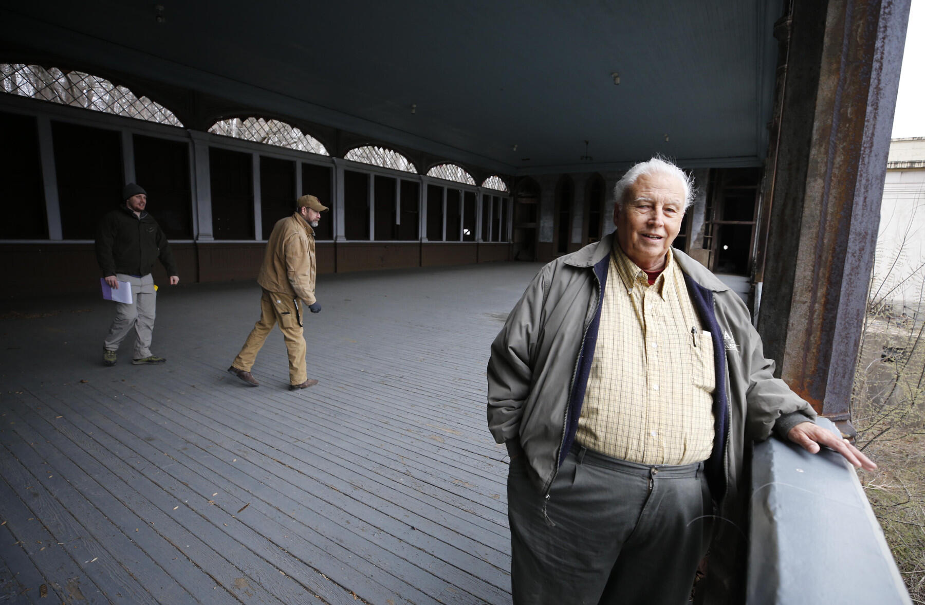 Lyn Lanier, known as "Mr. Pump House," is a font of knowledge about the historic building.