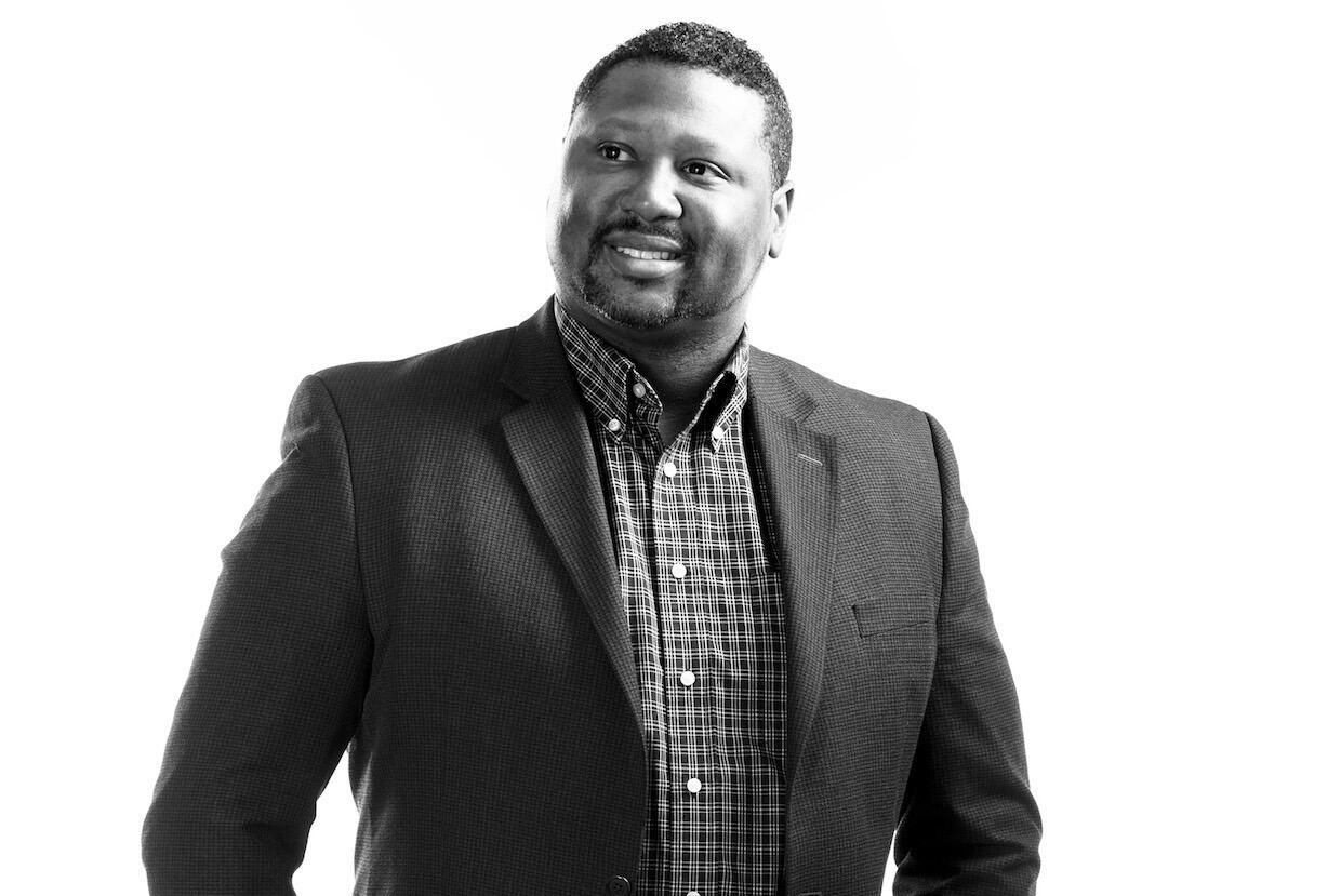 Man in business attire.