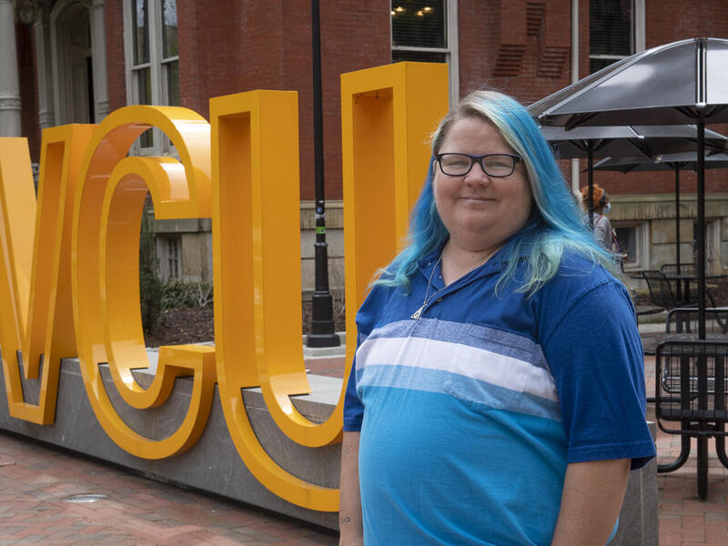 Steph Cull will continue their research and studies as a graduate student in the Health Psychology Ph.D. program in the College of Humanities and Sciences. (Tom Kojcsich, University Marketing)