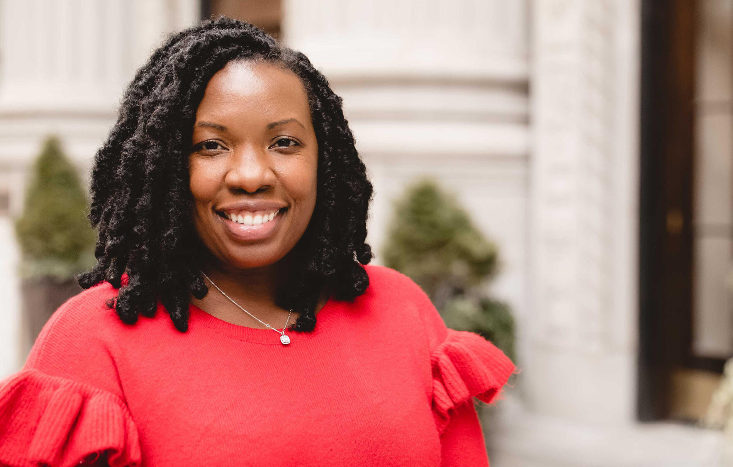 Portrait outside of Anika Hines, Ph.D.