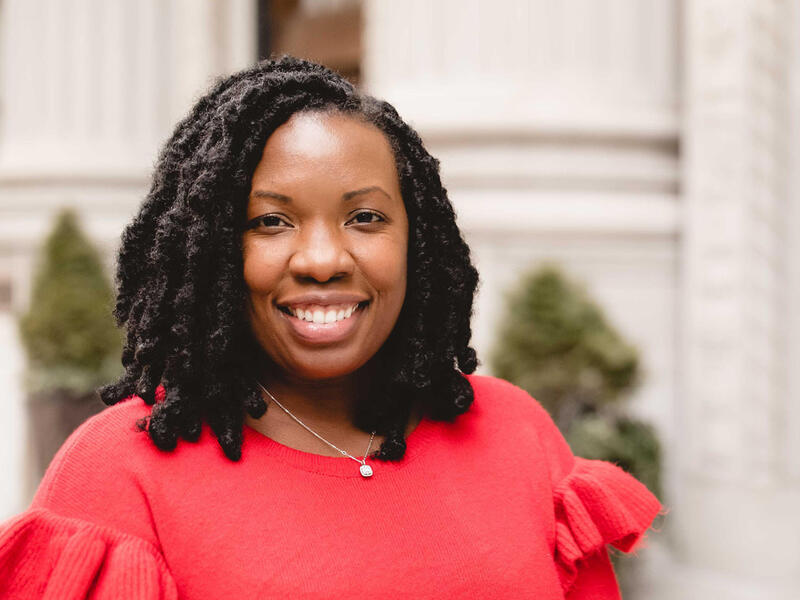 Portrait outside of Anika Hines, Ph.D.