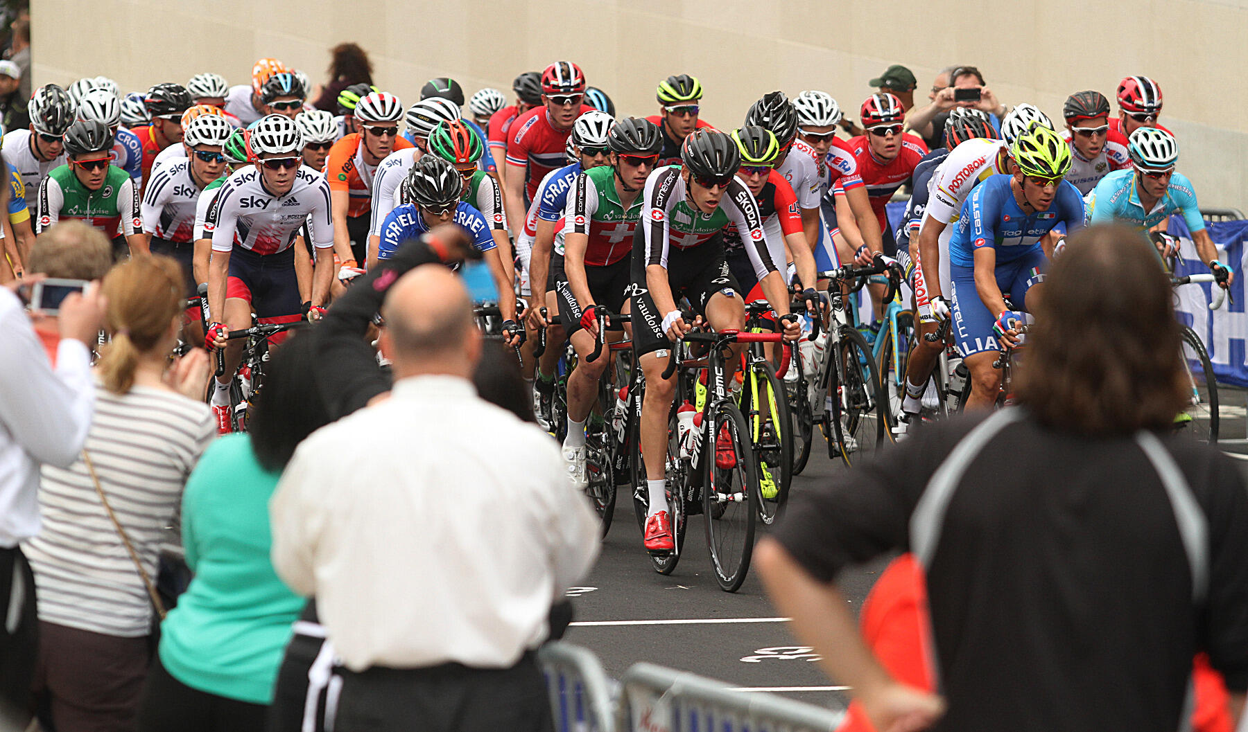 "It was real life, and it was happening right in front of me," Griffin said of the 2015 UCI Road World Championships.