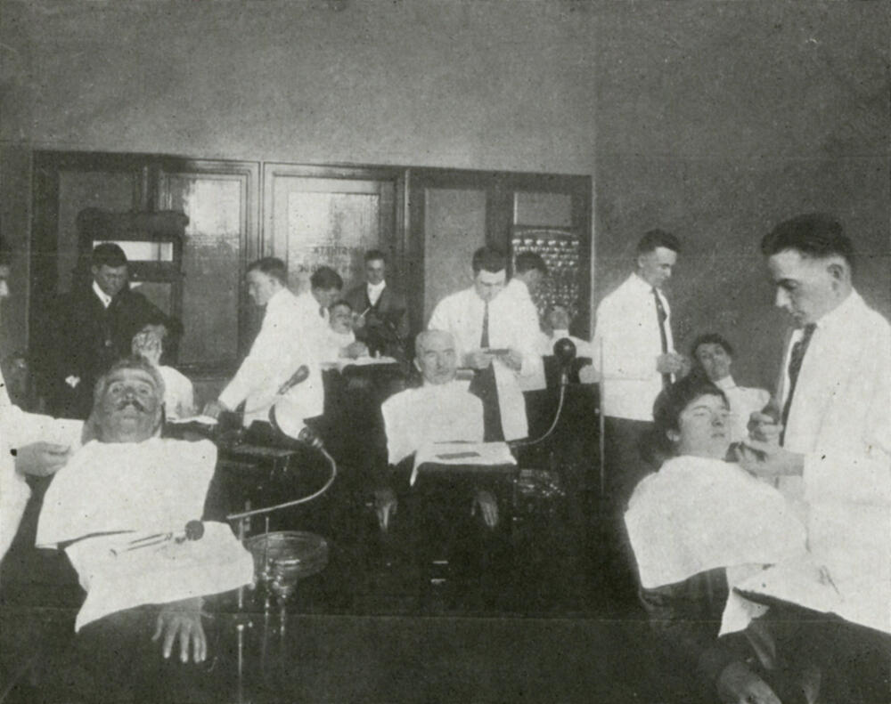 Protective equipment such as gloves and masks were not widely utilized in dental practices until the 1980s. (Photo courtesy VCU School of Dentistry)