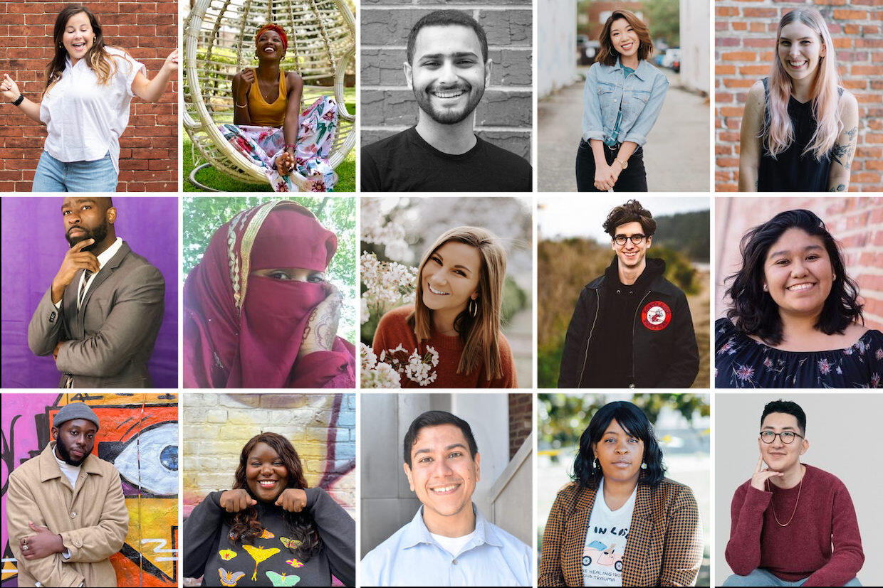 Portraits of some of VCU's 2021 Brandcenter graduates.