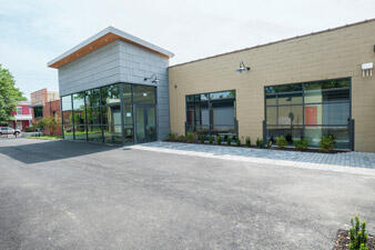 Exterior of the renovated Depot Annex.