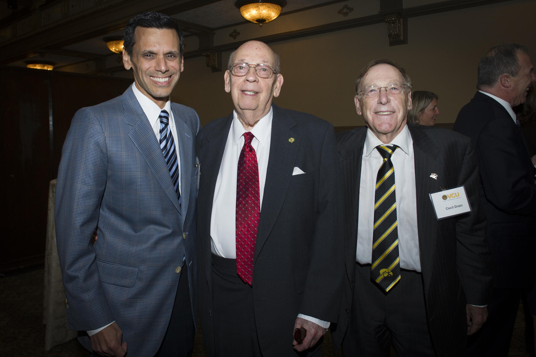 Michael Rao, Ph.D. (left), Thomas Barker, Ph.D. (center), and Cecil Drain, Ph.D. (right).