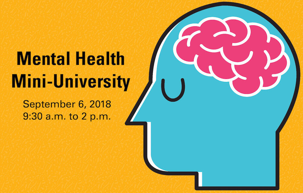 The mental health event will take place Thursday, Sept. 6
