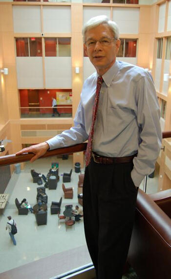 Michael Sesnowitz, Ph.D., dean of the VCU School of Business. Photo by Gary Robertson.