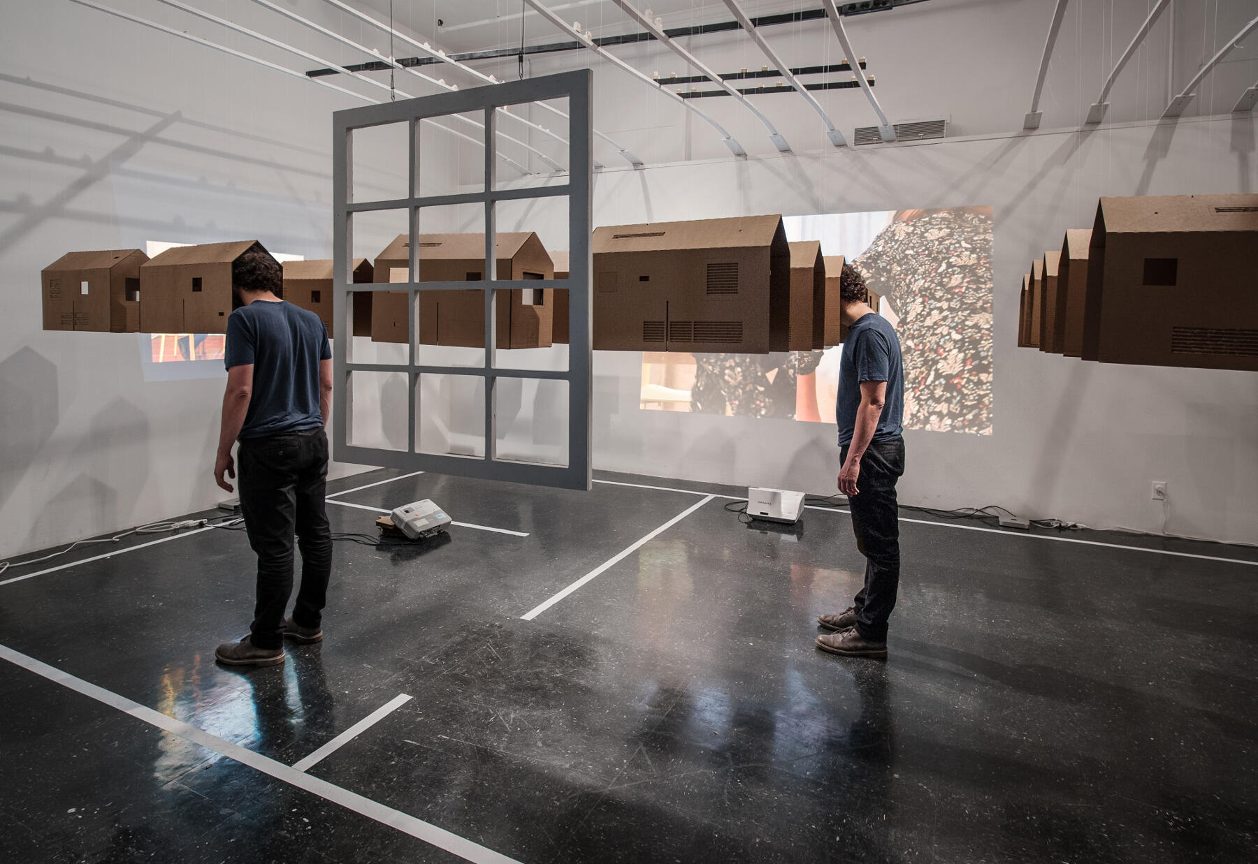 Francisco Jose Besa Vial's work on display at the 2017 MFA exhibition.