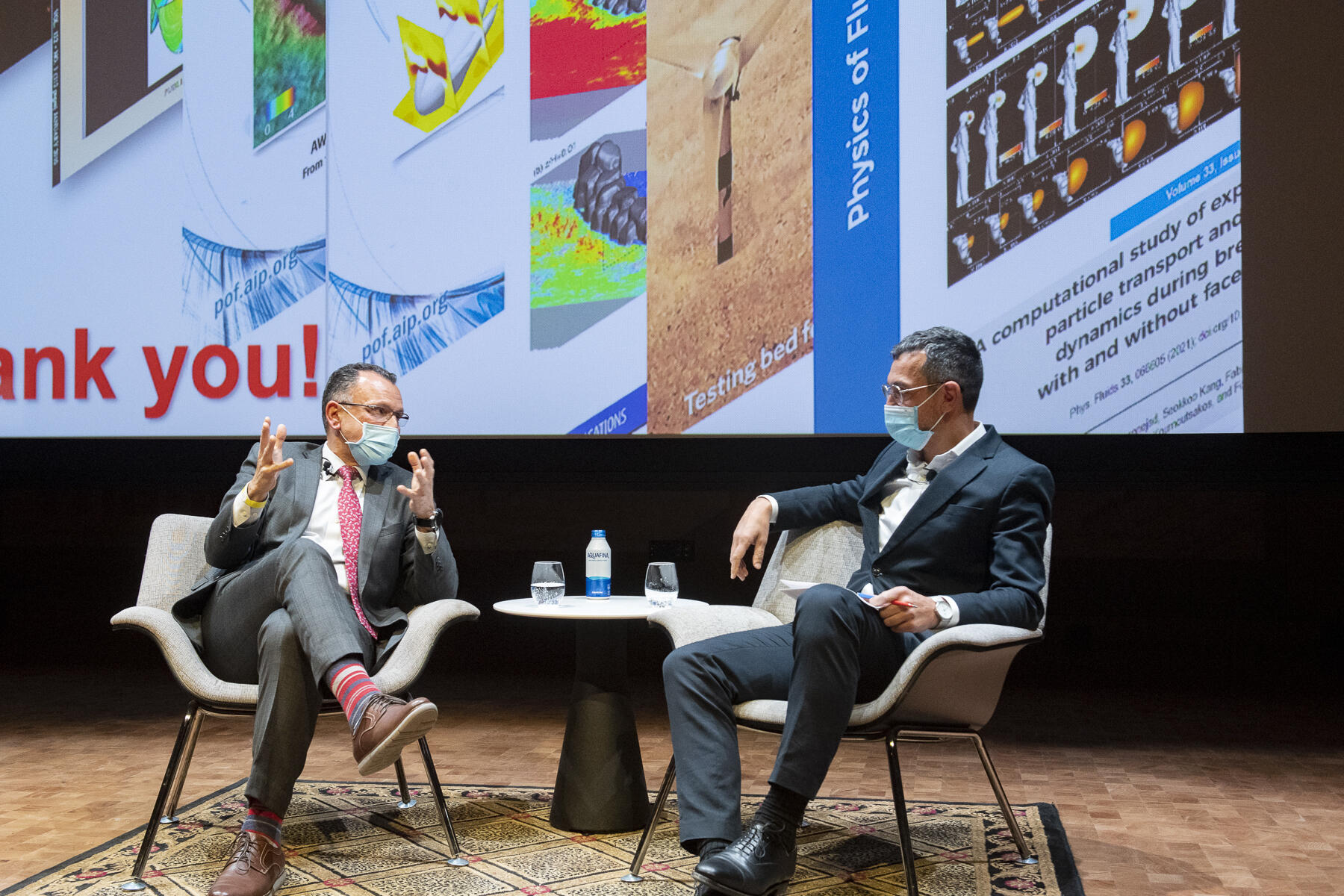 Fotis Sotiropoulos, left, and Dominic Asmall Willsdon