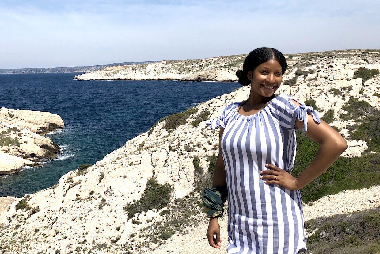 International studies student Joy Joyner studied in Grenoble, France. (Courtesy photo)