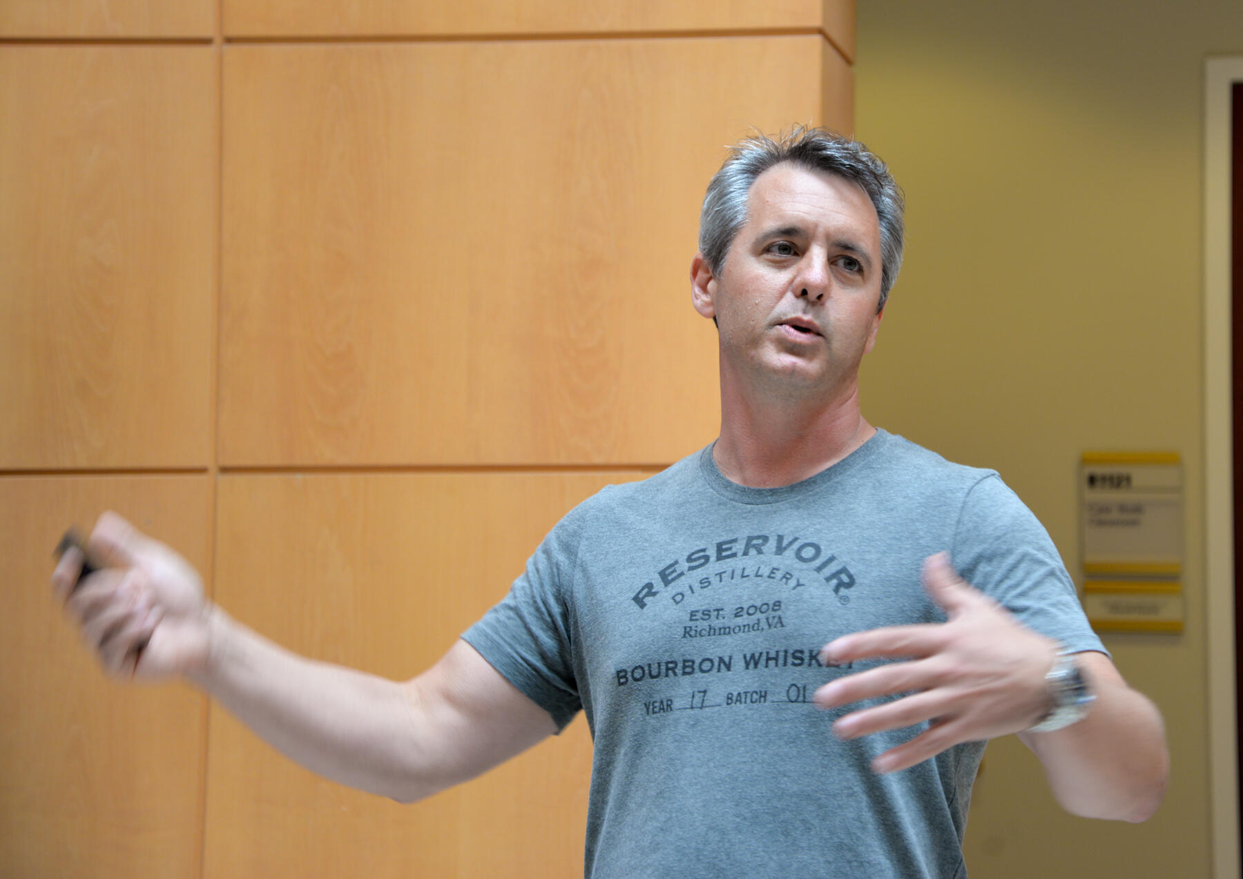 David Cuttino speaks during his  Ten-Ten talk.
<br>Photos by Conor Lobb
