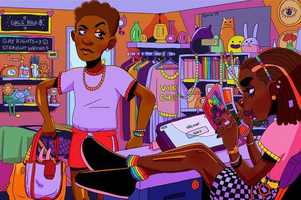 Art by Jeffrey Black, a Richmond-based cartoonist and illustrator and Communication Arts major at VCU