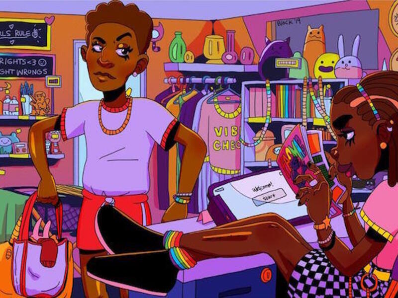 Art by Jeffrey Black, a Richmond-based cartoonist and illustrator and Communication Arts major at VCU