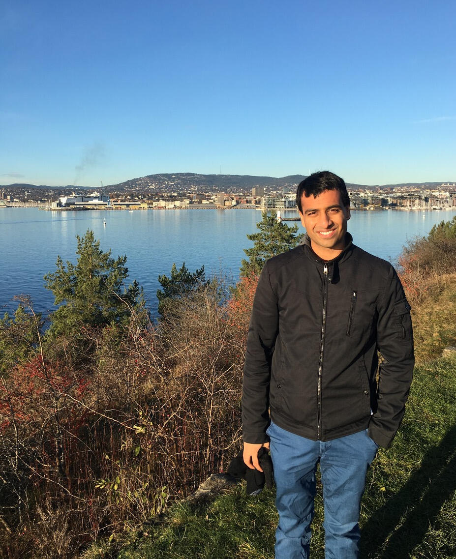 Joshi visits Oslo, Norway, taking advantage of his nine-month Fulbright Scholarship in Europe.