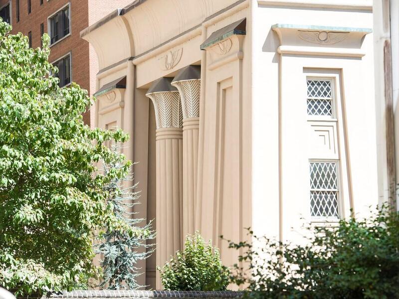 Exterior of the Egyptian Building on the MCV Campus.