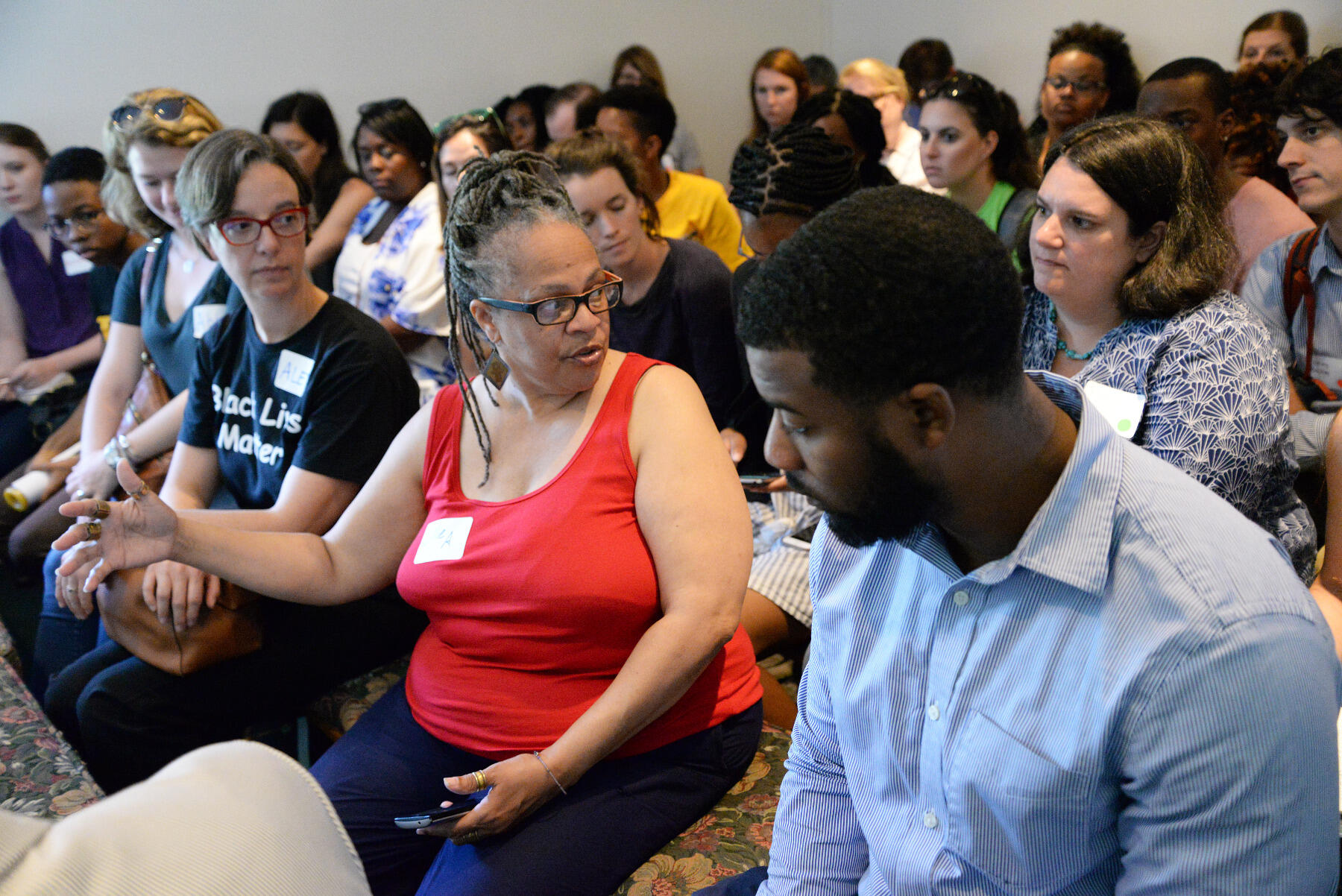 Community strategist Lillie A. Estes spoke about Richmond's history, public housing, gentrification, activism and much more at the Maggie L. Walker National Historic Site.  
