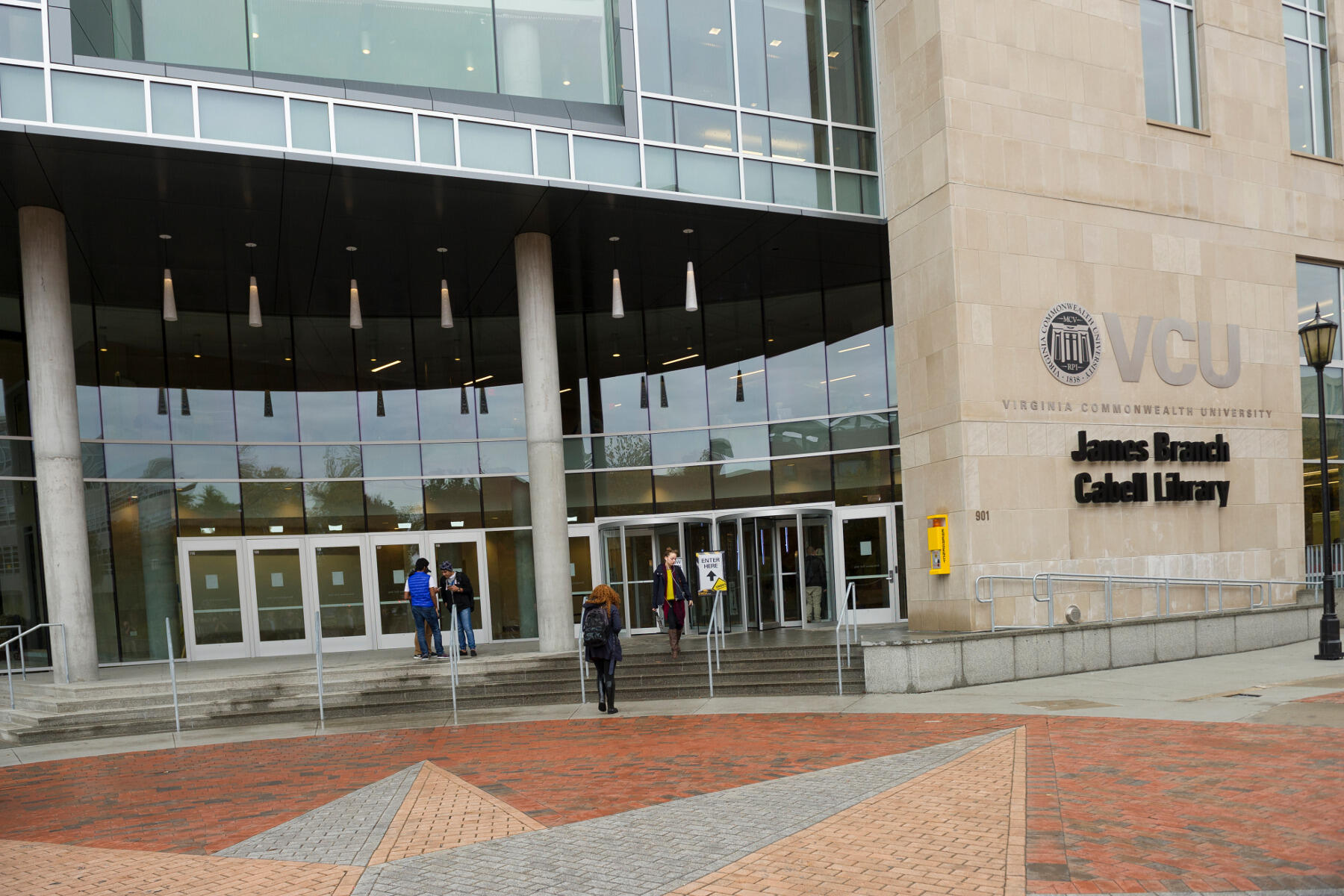 The new James Branch Cabell Library.