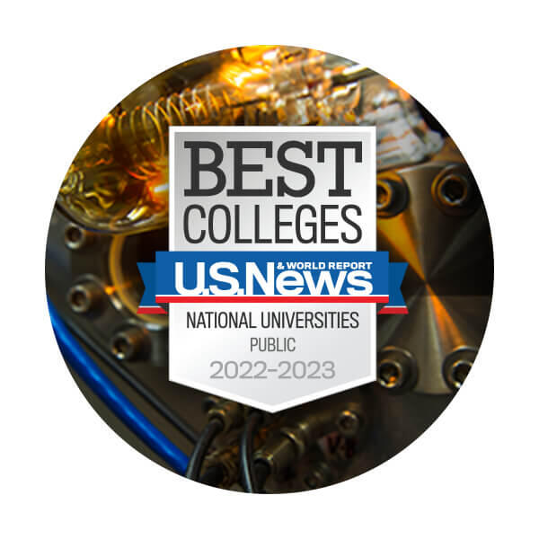 U.S. News and World Report - Best Colleges - National Universities - Public - 2022-2023 badge