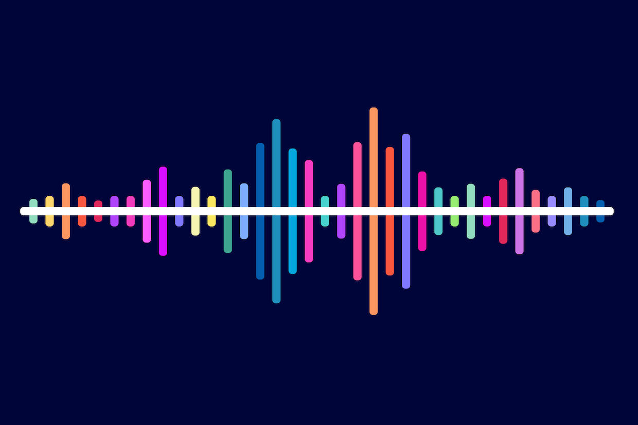 graphic of sound wave