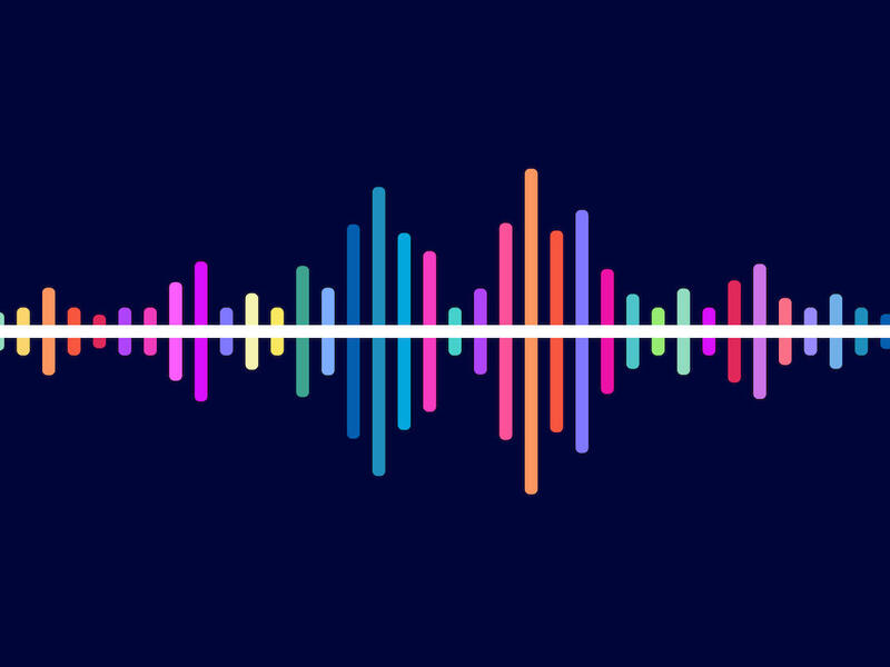 graphic of sound wave