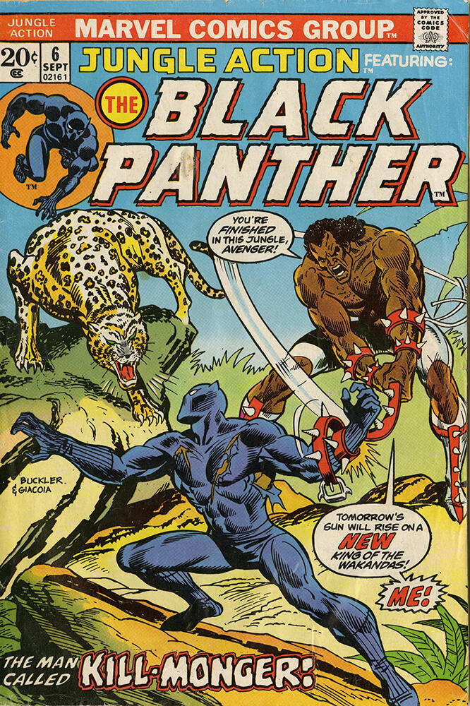 "Jungle Action" No. 6, published in September 1973, is the first appearance of Killmonger, one of T'Challa's antagonists in "Black Panther," which opens Friday. The issue is among the many Black Panther comics in VCU Libraries' Comic Arts Collection.