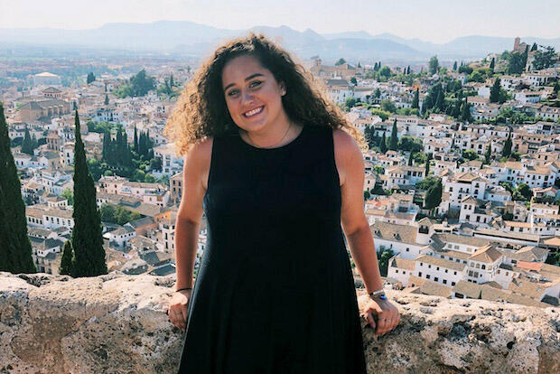 Social work major Alexandra Habib studied in Alicante, Spain. (Courtesy photo)
