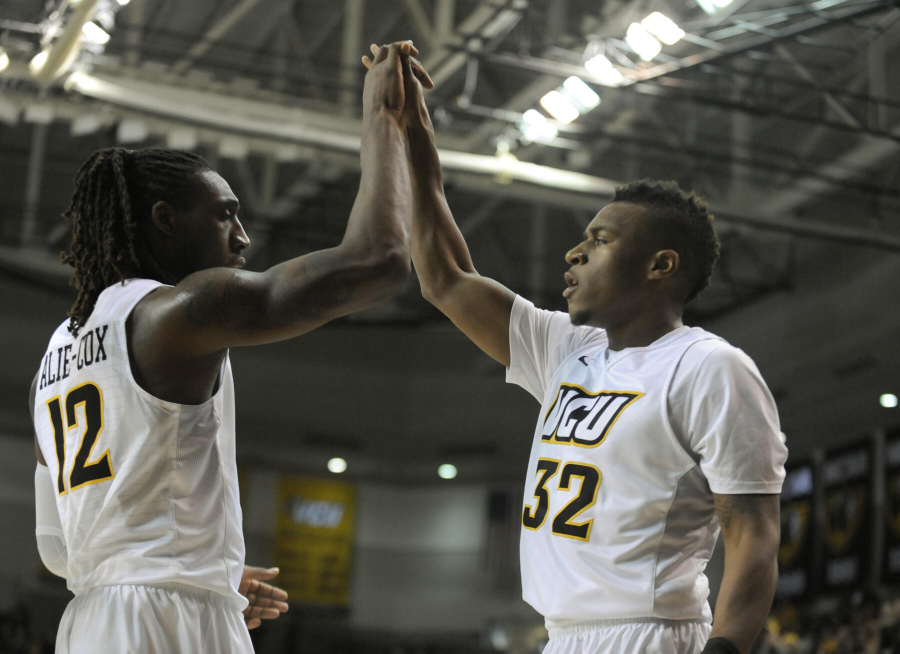 Mo Alie-Cox and Melvin Johnson.