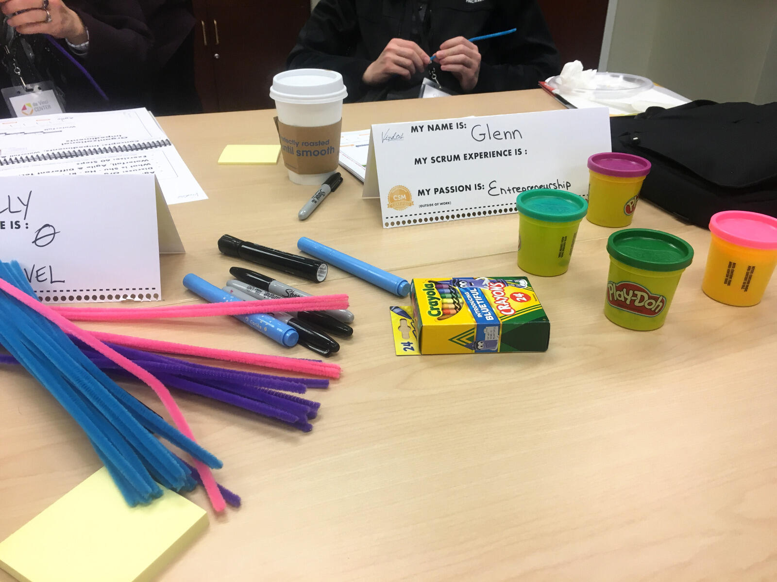 Several workshops and certifications were held this year for students to complete prior to Saturday’s pitch competition. They included Scrum Master Certification and IDEO Design thinking Certification.