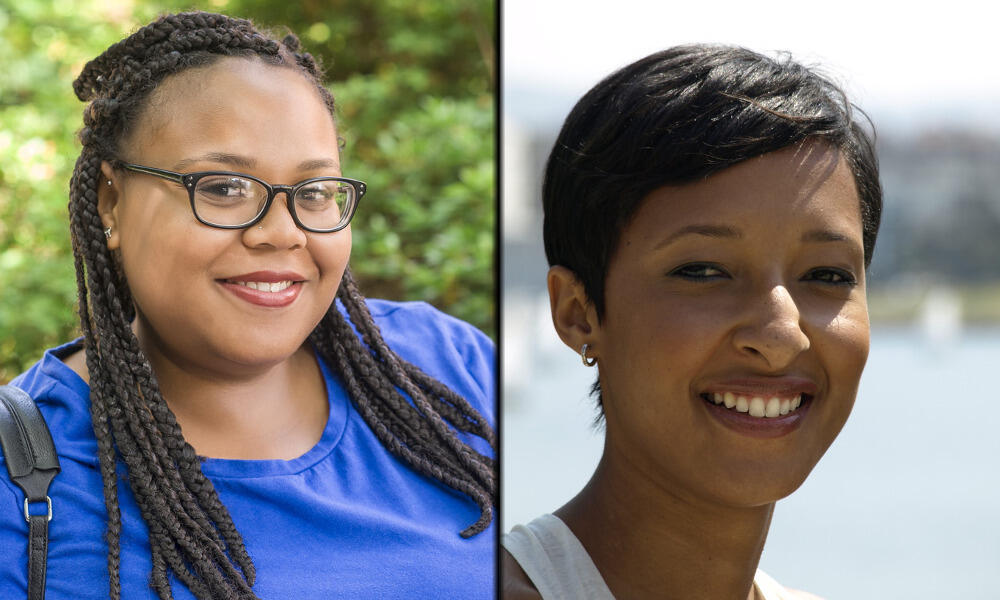 Marisha Downer, at left<br>
Brandi Summers, Ph.D., at right