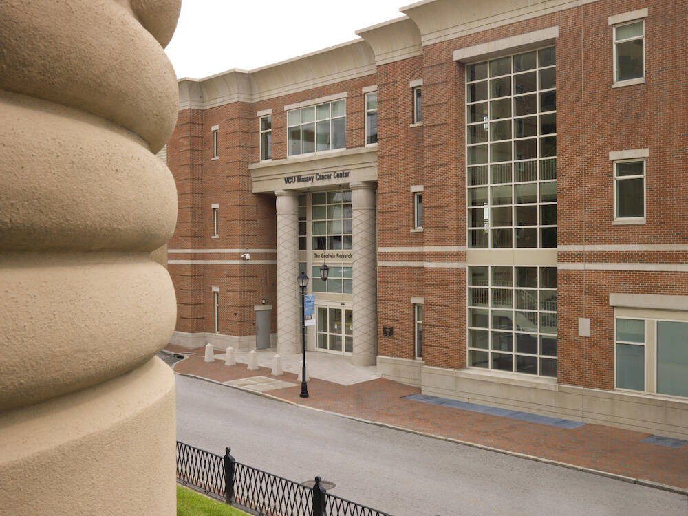 During Ginder's tenure, state-of-the-art spaces for cancer research, training and care were developed across the university and health system, including the addition of Goodwin Research Laboratory, the first building at VCU dedicated solely to cancer research. (Allen Jones, University Marketing)

