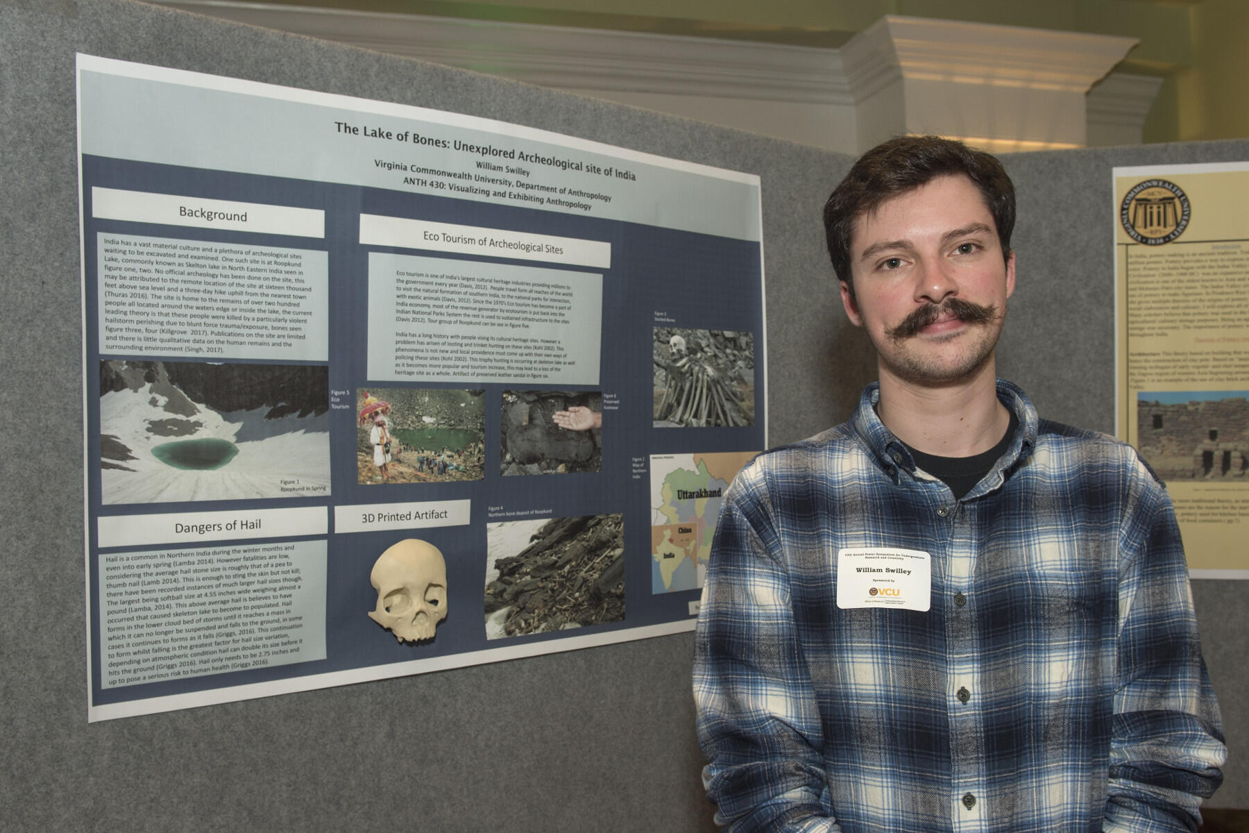 William Swilley is uncovering the secrets of the Skeleton Lake archaeological site in India. 