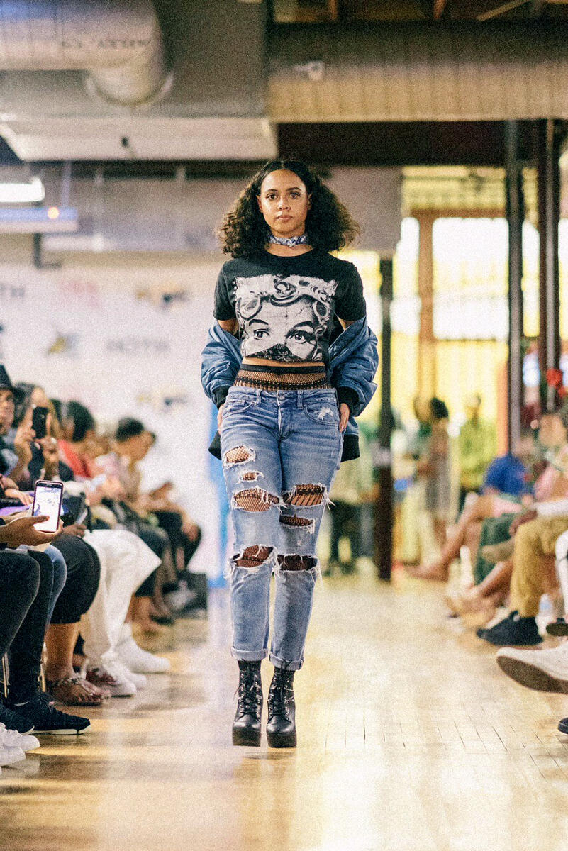 The “Serene Culture” Fashion & Art Appreciation Show this past April, where underground and local artists and models showcased their talents.