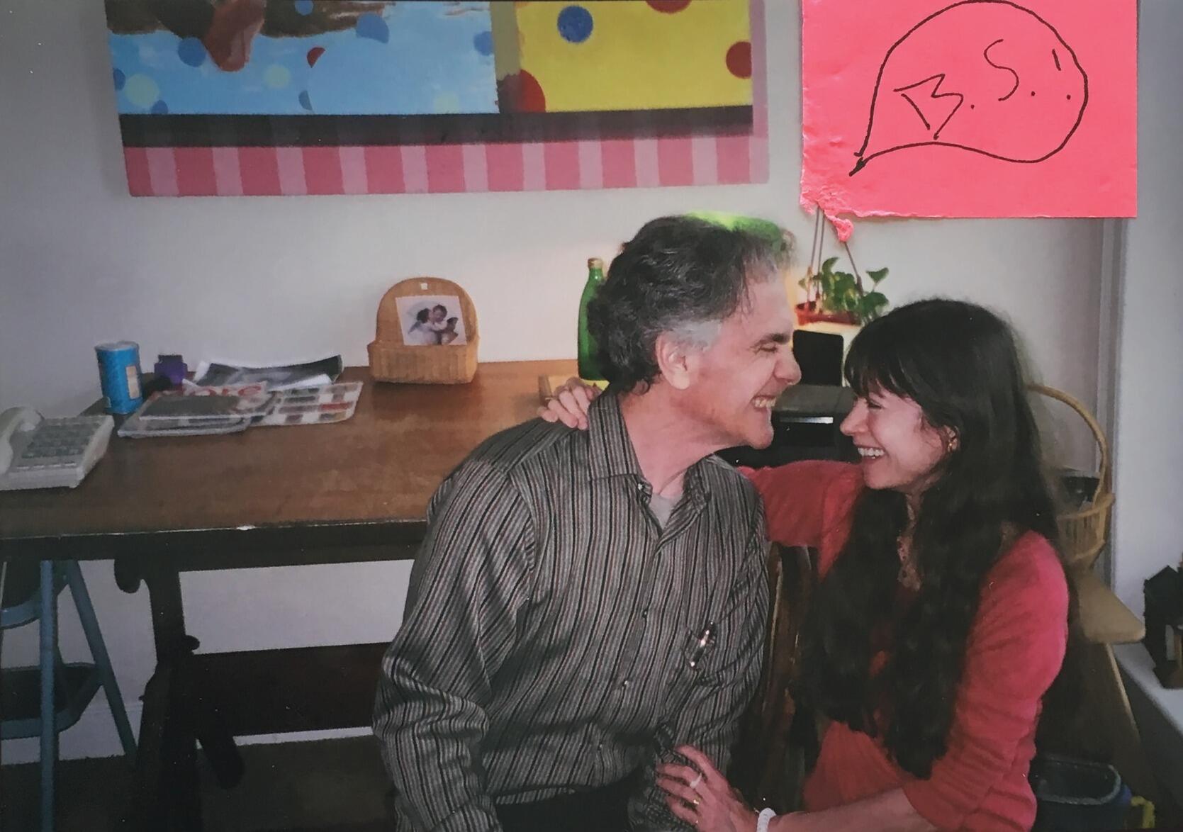 Joan Gaustad and Jerry Donato in a photo from Gaustad's book.