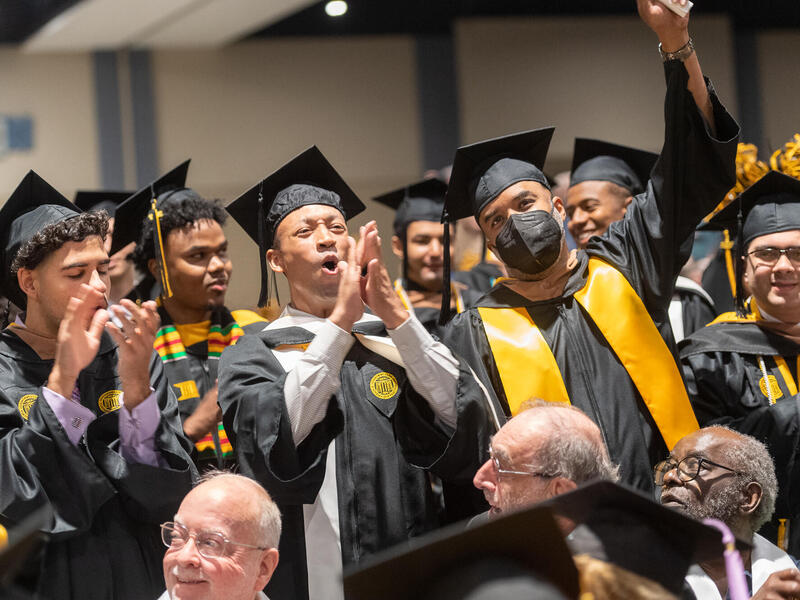 Celebrating graduates.