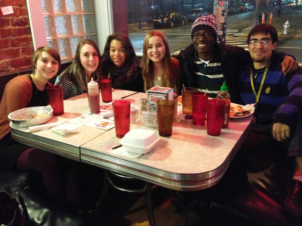 From left: Alexandra Mattson, Meredith Haynie, Sammy John, Kirsten Ferguson, Richie Jones and Zach Forbes.