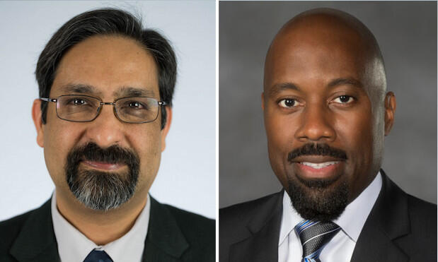 P. Srirama Rao, Ph.D., left, and Aashir Nasim, Ph.D.