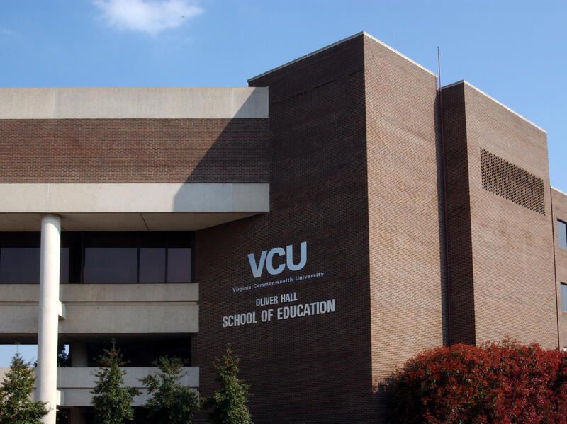 A photo of Oliver Hall, the VCU School of Education building. 